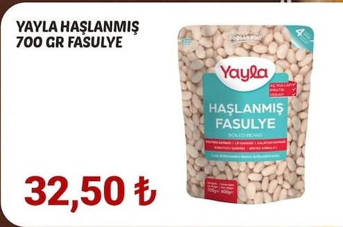 Yayla Haşlanmış Fasulye 700Gr