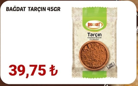 Bağdat Tarçın 45G