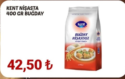 Kent Nişasta 400 Gr Buğday