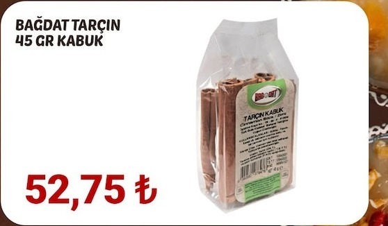 Bağdat Tarçın 45 Gr Kabuk