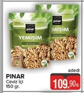 Pinar Ceviz İçi 150 Gr.