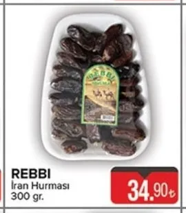 Rebbi̇ İran Hurması 300 Gr.