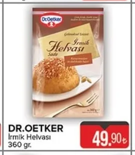 Dr.Oetker İrmik Helvası 360 Gr.