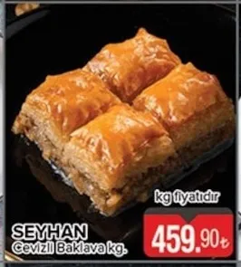 Seyhan Cevizli Baklava Kg.