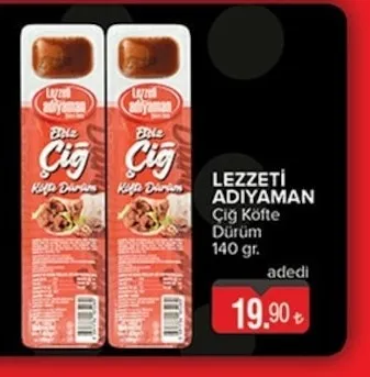 Lezzeti̇ Adiyaman Çiğ Köfte Dürüm 140 Gr.