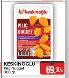 Keski̇Noğlu Piliç Nugget 300 Gr.