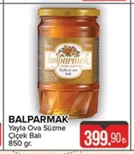 Balparmak Yayla Ova Süzme Çiçek Balı 850 Gr.