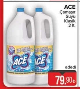 Ace Çamaşır Suyu Klasik 2 Lt.