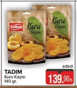 Tadim Kuru Kayısı 140 Gr.