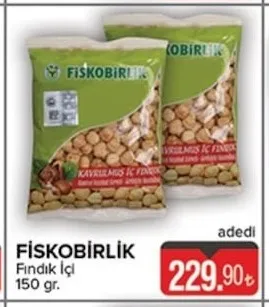 Fi̇Skobi̇Rli̇K Fındık İçi 150 Gr.