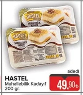 Hastel Muhallebilik Kadayıf 200 Gr.