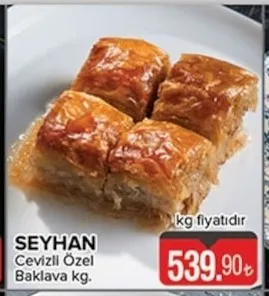 Seyhan Cevizli Özel Baklava Kg.