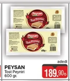 Peysan Tost Peyniri 600 Gr.