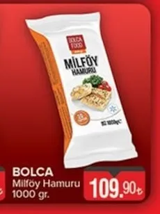 Bolca Milföy Hamuru 1000 Gr.