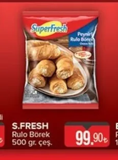 S.Fresh Rulo Börek 500 Gr. Çeş.