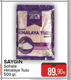 Saygin Sofralık Himalaya Tuzu 500 Gr.
