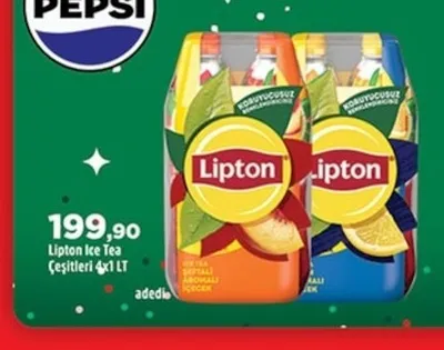 Lipton Ice Tea Çeşitleri 4X1 Lt
