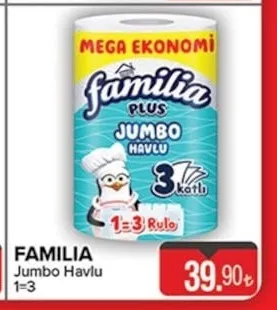 Familia Jumbo Havlu 1=3