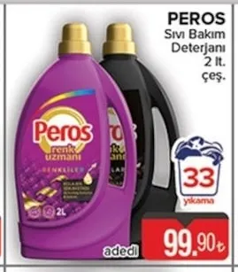 Peros Sıvı Bakım Deterjanı 2 Lt. Çeş.