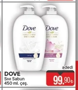 Dove Sıvı Sabun 450 Ml. Çeş.