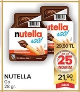 Nutella Go 28 Gr.