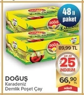 Doğuş Karadeniz Demlik Poşet Çay