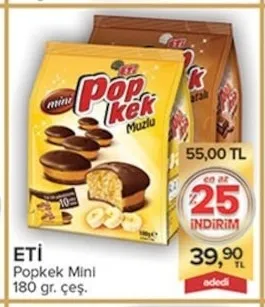 Eti Popkek Mini 180 Gr. Çeşit