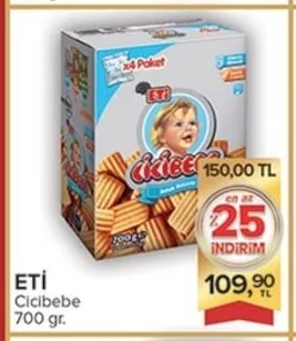 Eti Cicibebe 700 Gr.