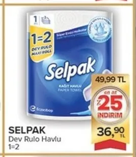 Selpak Dev Rulo Havlu 1=2