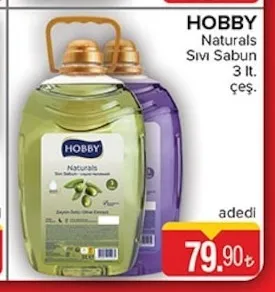 Hobby Naturals Sıvı Sabun 3 Lt