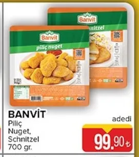 Banvit Piliç Nugget, Schnitzel 700 Gr.