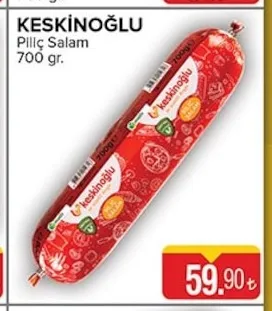 Keskinoğlu Piliç Salam 700 Gr