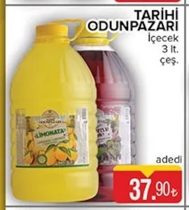 Tarihi Odunpazari İçecek 3 Lt. Çeş.