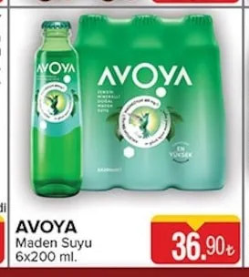 Avoya Maden Suyu 6X200 Ml.