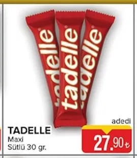 Tadelle Maxi Sütlü 30 Gr.