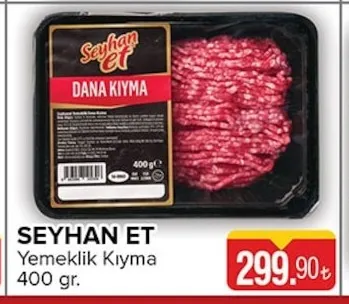 Seyhan Et Yemeklik Kıyma 400 Gr.
