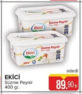 Ekici Süzme Peynir 400 Gr.