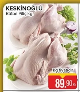 Keskinoğlu Bütün Piliç Kg.