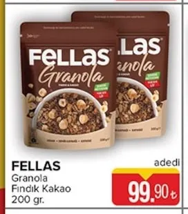 Fellas Granola Fındık Kakao 200 Gr.