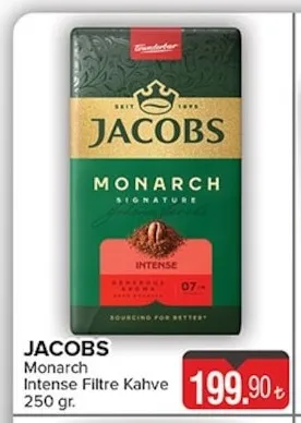 Jacobs Monarch Intense Filtre Kahve 250 Gr.