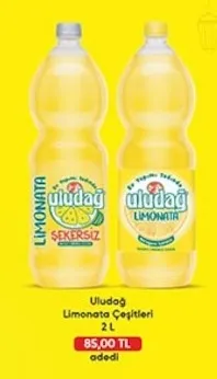 Uludağ Limonata Çeşitleri 2 L