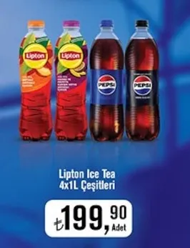Lipton Ice Tea 4X1L Çeşitleri