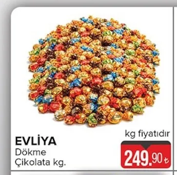 Evliya Dökme Çikolata Kg.