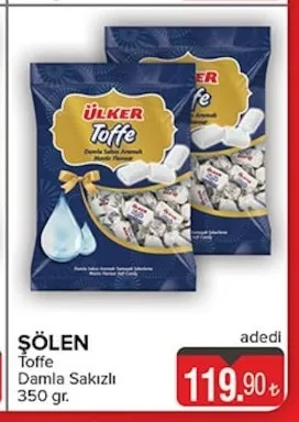 Şölen Toffe Damla Sakızlı 350 Gr.