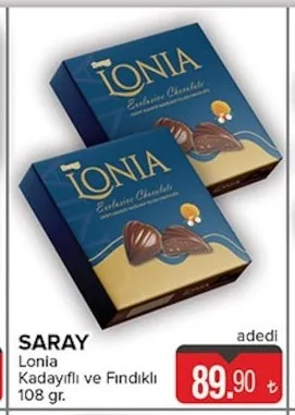 Saray Lonia Kadayıflı Ve Fındıklı 108 Gr.