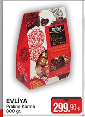 Evliya Praline Karma 800 Gr.