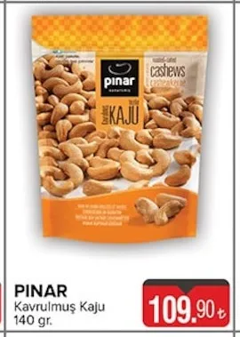 Pinar Kavrulmuş Kaju 140 Gr.