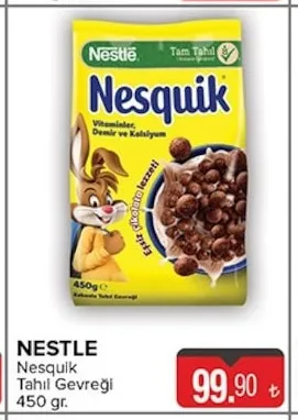 Nestle Nesquik Tahıl Gevreği 450 Gr.