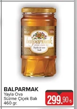Balparmak Yayla Ova Süzme Çiçek Balı 460 Gr.
