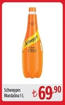 Schweppes Mandalina 1 L